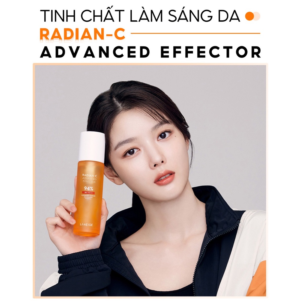 Tinh chất LANEIGE Radian-C Advance Effector 15ml làm sáng da phiên bản mini