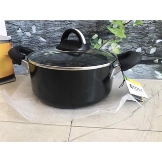 Nồi E-Cook Deco Lock Lock LED2202B 22cm đen