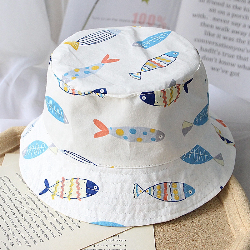 Mũ Tròn Hoạ Tiết Hoạt Hình Cho Bé