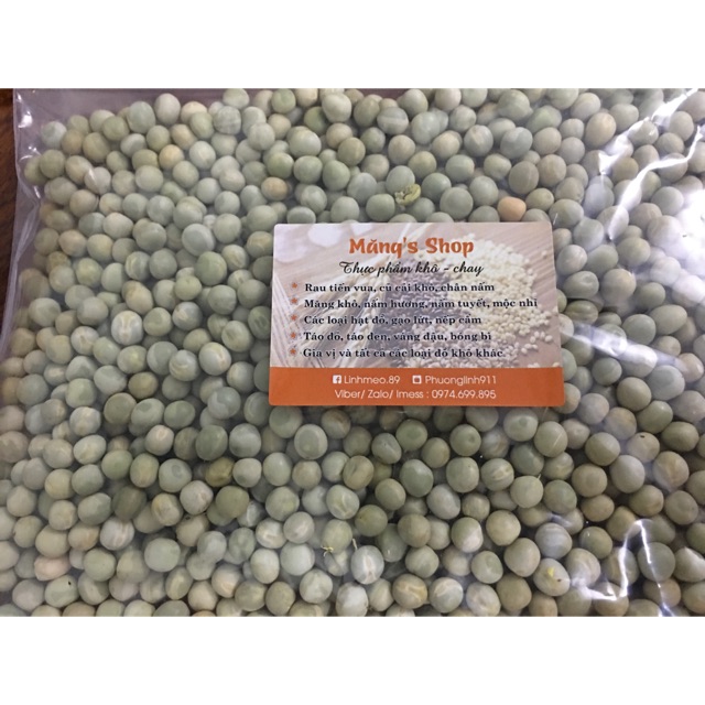 Đậu Hà Lan khô ( Hút chân không) gói 300g-500g