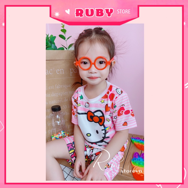 Đồ bộ Doremon-Kitty ❤️ Bộ ngủ bé trai bé gái chất thun mịn mát (5KG - 57KG) ❤️ Set bộ hoạt hình ❤️ DBRBD