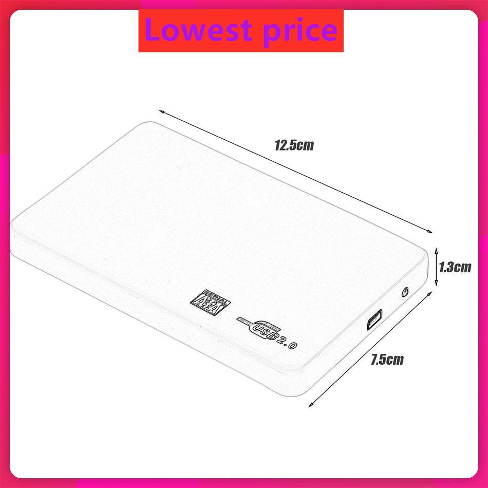 2.5 Inch USB 2.0 Hard Drive Disk SATA External Enclosure HDD Hard Drive Box | BigBuy360 - bigbuy360.vn