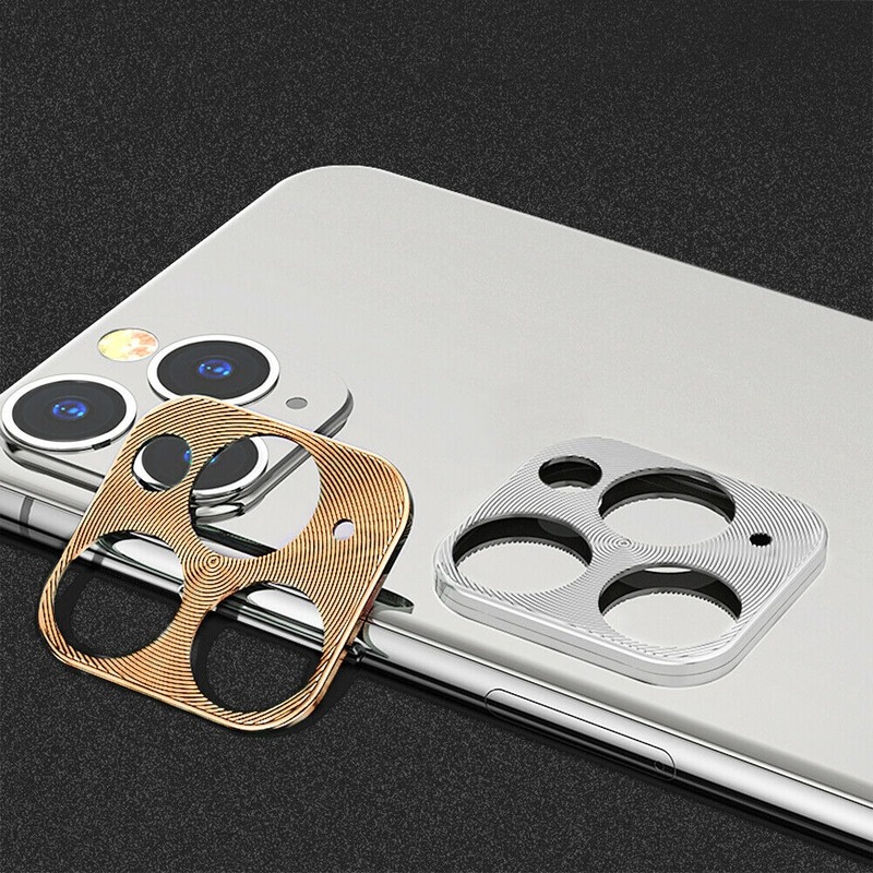 For Apple iPhone 11 Pro Max Back Camera Lens Metal Ring Cover Protector Cases