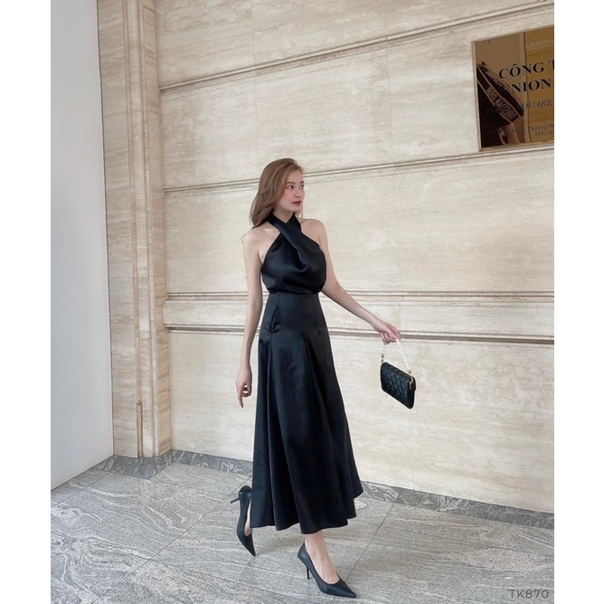 Sét Áo Yếm Kèm Chân Váy Dài Dáng Maxi