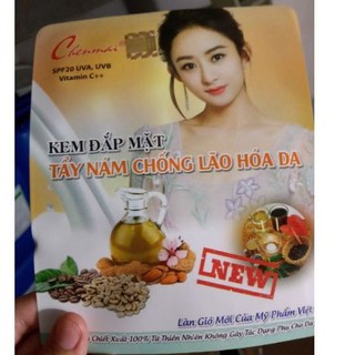 Kem đắp mặt siêu trắng sữa dê thảo dược tinh dầu oliu Chenmai