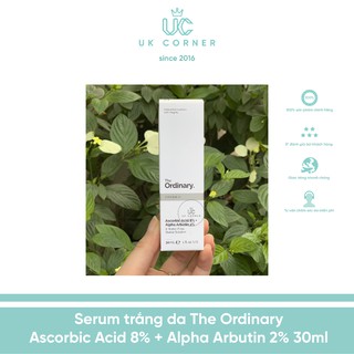 [Bill UK]  Serum trắng da The Ordinary Ascorbic Acid 8% + Alpha Arbutin 2%
