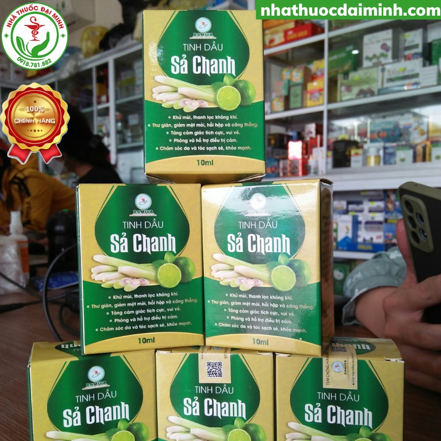 Tinh Dầu Sả Chanh Lọ 10ml