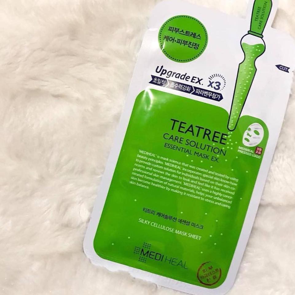 MẶT NẠ MEDIHEAL TEA TREE - Tinh chất Tràm Trà Dành cho da mụn