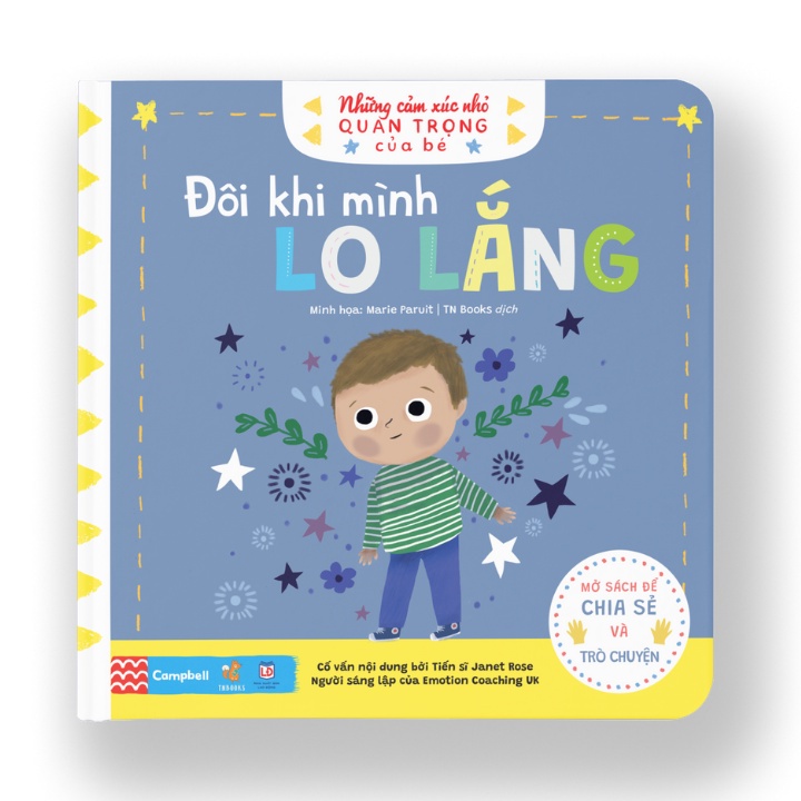 Sách lật mở khám phá - Nhưng cảm xúc nhỏ quan trọng của bé - Đôi Khi Mình Lo Lắng