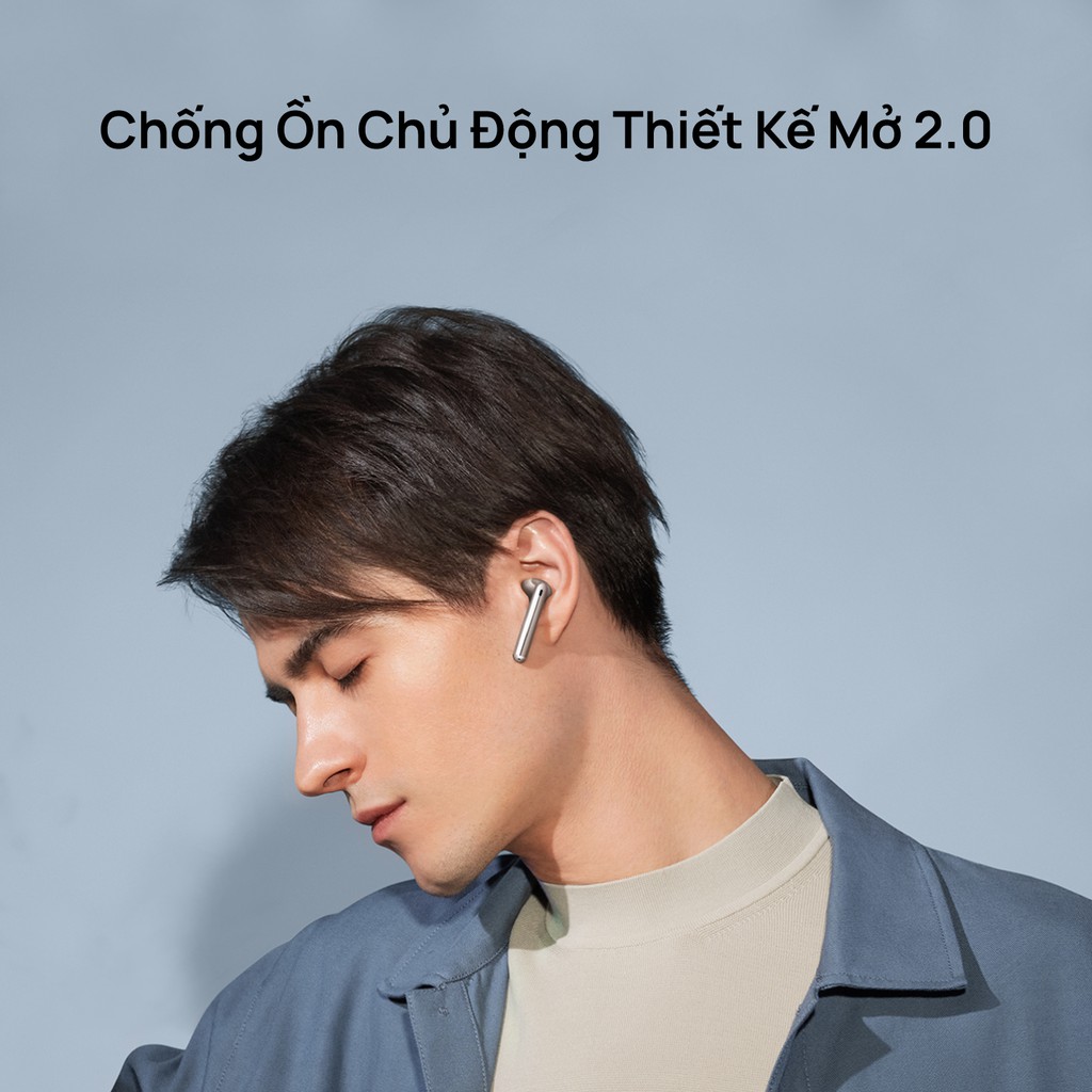 Tai Nghe Bluetooth HUAWEI FreeBuds 4 | Chống Ồn Chủ Động Thiết Kế Mở 2.0