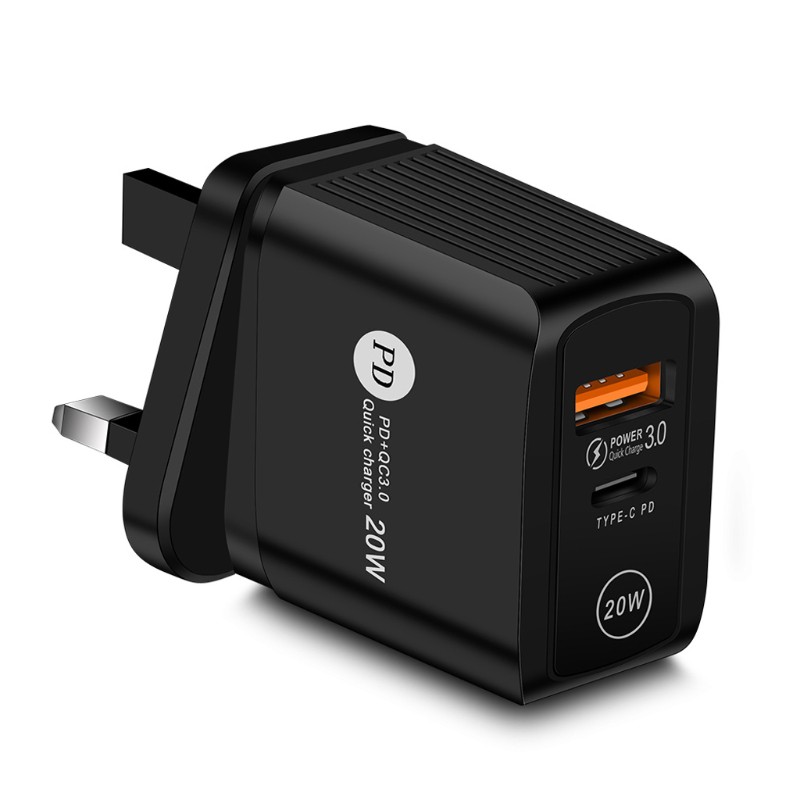Củ sạc nhanh usb điện thoại di động QC3.0 + PD20W