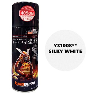 Y31008 _ Sơn xit Samurai Y31008 màu trắng mịn