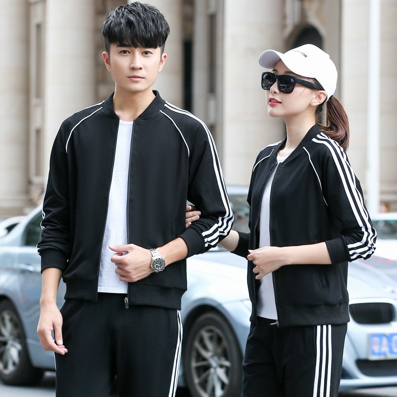 Đồ Bộ Quần Áo Thể Thao Nam Chất Thun Nỉ Kẻ Sọc Có Khóa Kéo SUTOMAN  BN103 | BigBuy360 - bigbuy360.vn