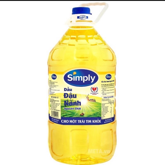 Dầu ăn simply đậu nành 5l