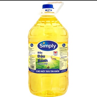 Dầu ăn simply đậu nành 5l