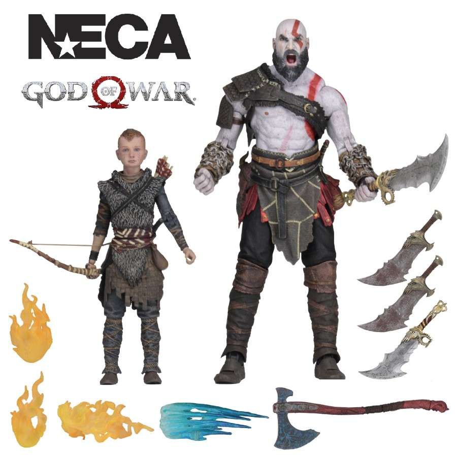 Mô hình Kratos & Atreus God Of War Ultimate NECA