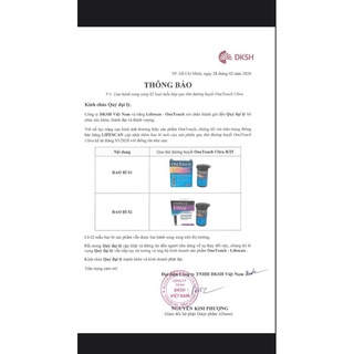 ✅ Que Thử Đường Huyết: One Touch Ultra (Date Xa) (OneTouch) - DCYK0176
