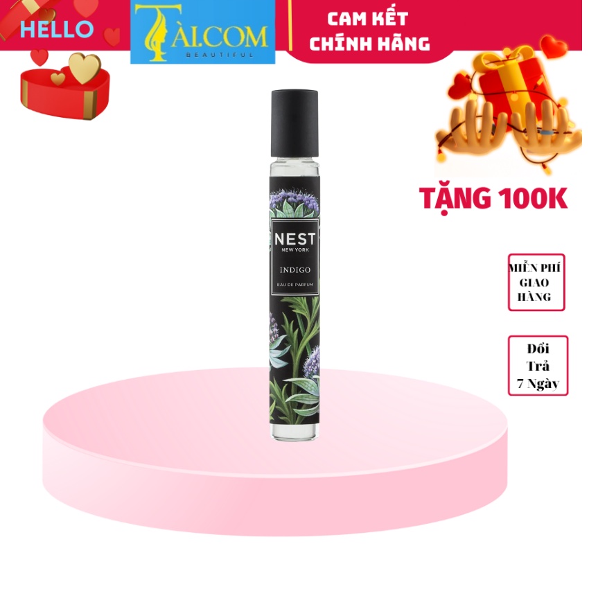 Nước Hoa chuẩn auth NEST Eau de Parfum Rollerballs in Indigo  dạng lăn tiện lợi .