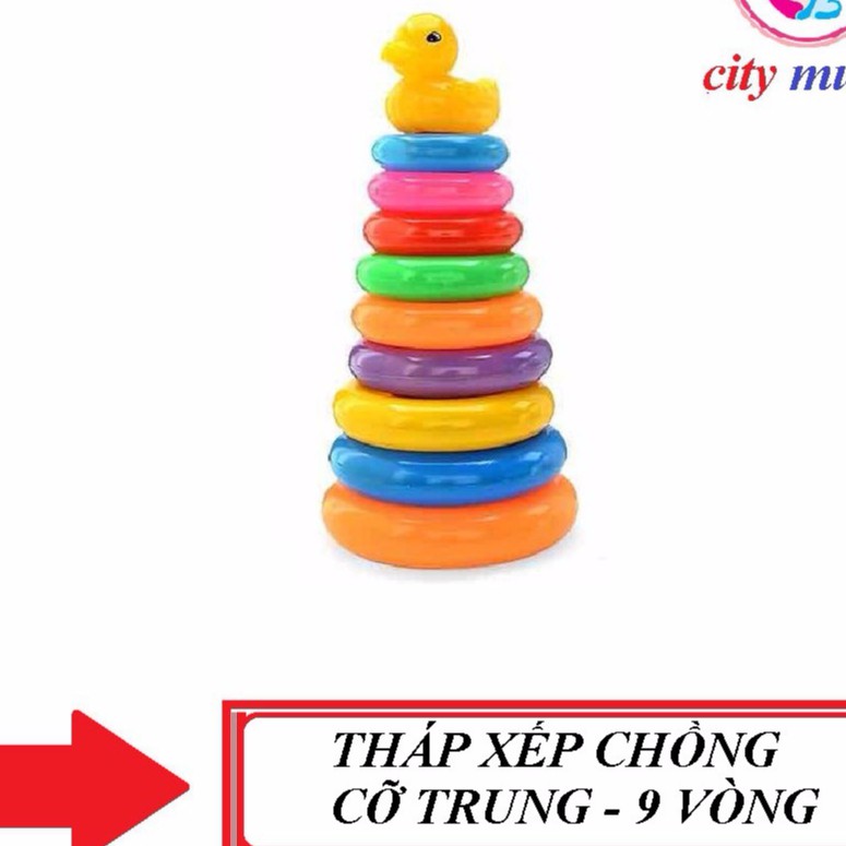 Tháp xếp chồng 9 vòng loại 1 đẹp