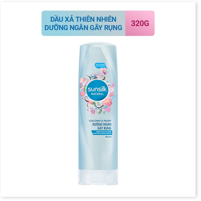 [Mã chiết khấu giảm giá sỉ mỹ phẩm chính hãng] Dầu xả Sunsilk thiên nhiên 320gr