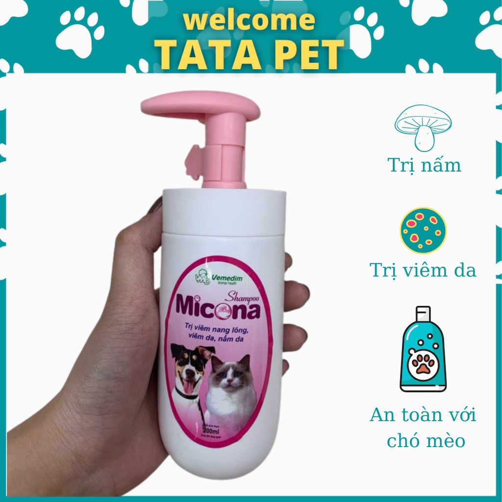 Sữa tắm chó mèo 200ml