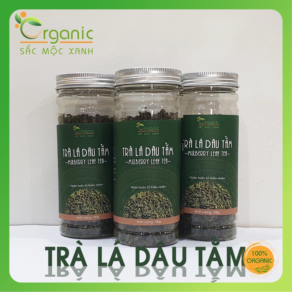 Trà Lá Dâu Tằm sấy khô - Sắc Mộc Xanh, ngăn bệnh tiểu đường và tốt cho tiêu hóa, trà sấy khô.