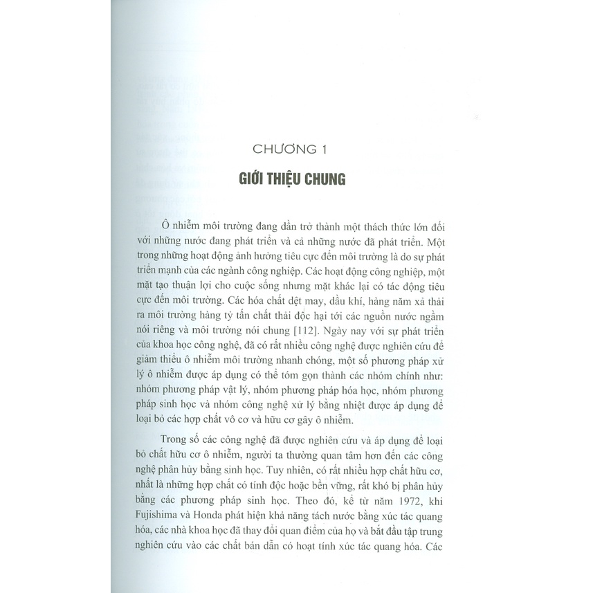 Sách - Nghiên Cứu Về Xúc Tác Quang Hóa Trong Xử Lý Nước (Ví Dụ Trong Phân Hủy Diclofenac Và Sulcotrione) (Bìa Cứng)