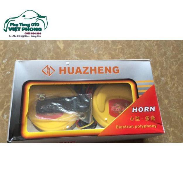 Còi ngân ô tô xe máy 12V 24V HUAZHENG