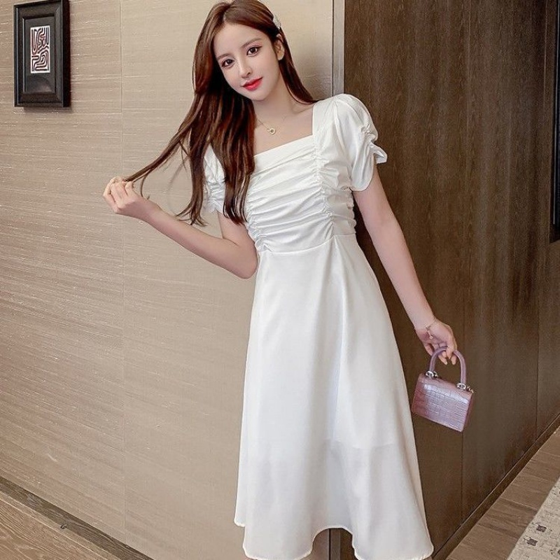 Hot Sale New Gentle Women's High-Grade Dress Tight Waist Slimming Elegant Dress Graceful Mori Fairy Dress