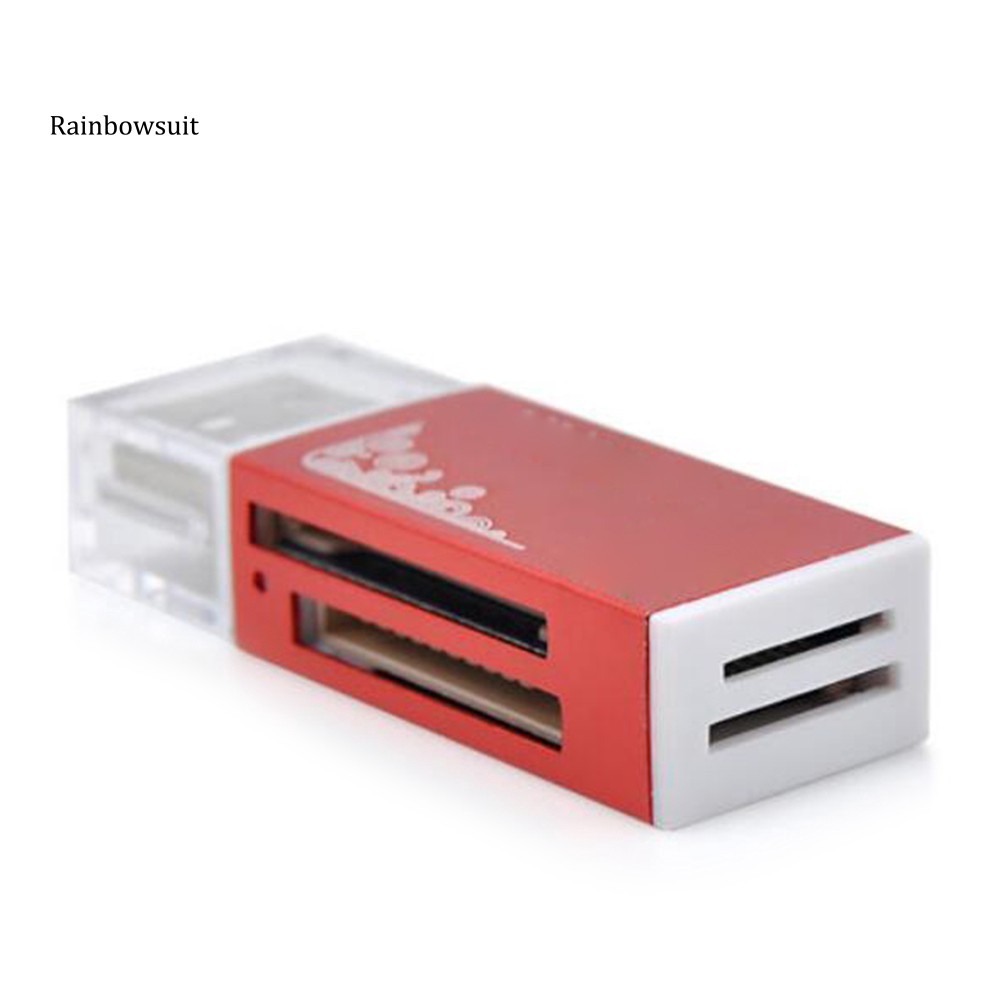 Đầu Đọc Thẻ Nhớ Đa Năng Usb 2.0 Dành Cho Ms Pro Duo Sdhc Tf/M2/Mmc All 1 Micro Sd