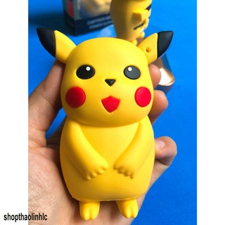 Sạc dự phòng mặt màu vàng cute-sạc dự phòng hình thú dễ thương