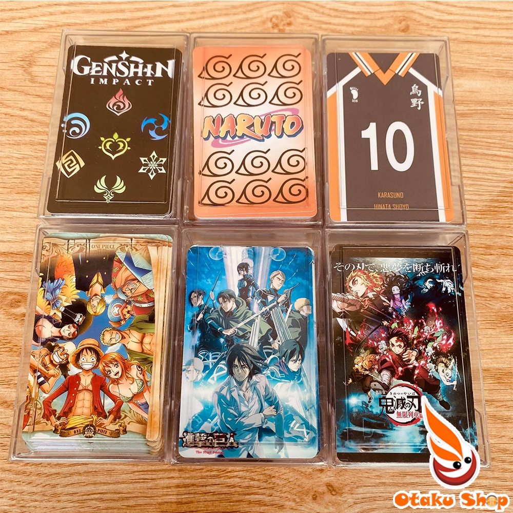 Bài tây Anime Haikyuu dùng chơi bài Poker, tú lơ khơ boardgame chuyên dành cho Otaku