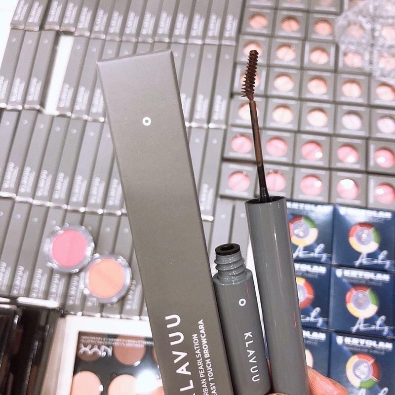 Mascara Lông Mày Klavuu Urban Pearlsation Chống Nước Không Trôi Không Lem