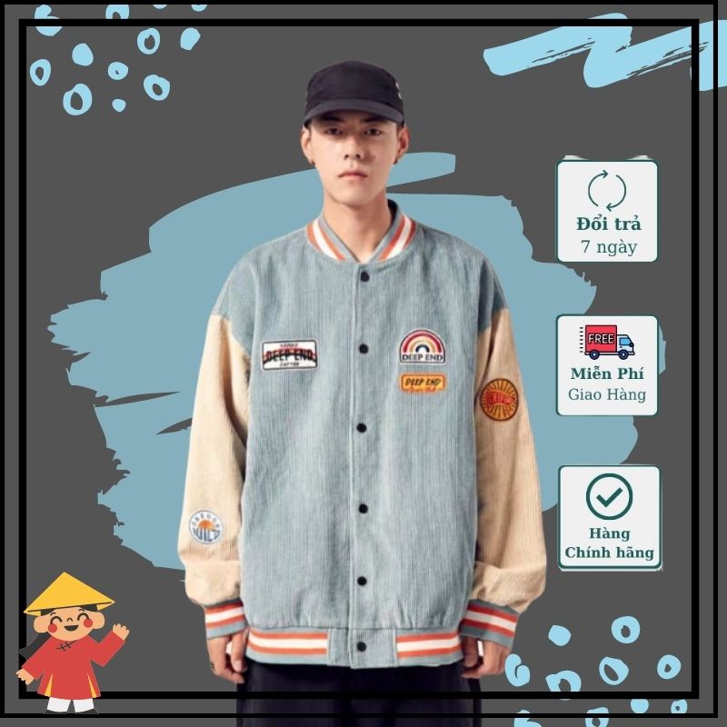 Áo Bomber Deep End Hot Trend - Áo Khoác Mùa Đông