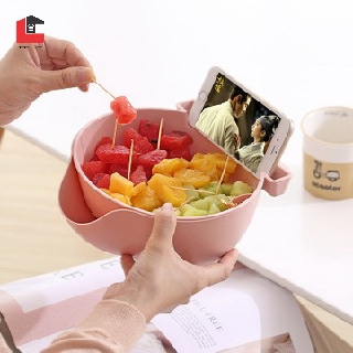 Rổ đựng trái cây kèm giá đỡ điện thoại