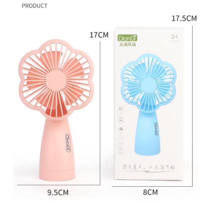 QUẠT CẦM TAY MINI FAN 666 (MẪU MỚI) - PIN SẠC CHẤT LƯỢNG