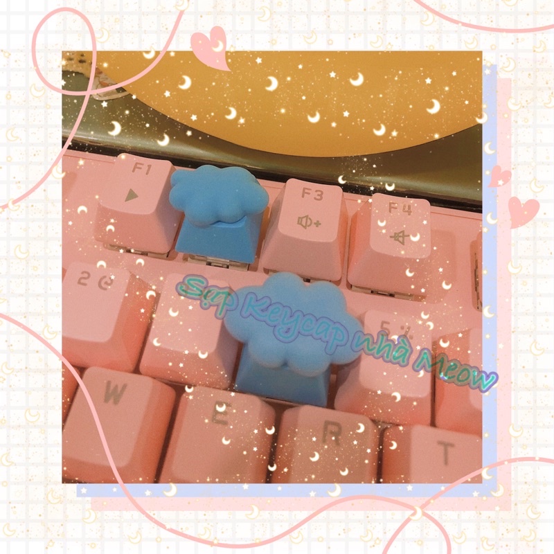 Keycap mây ngũ sắc dành cho phím cơ