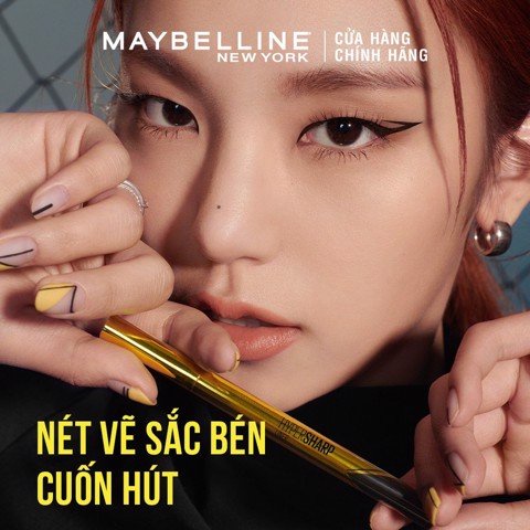 Bút Kẻ Mắt Nước Siêu Mảnh, Sắc Nét, Không Trôi Maybelline Hyper Sharp Laser Eyeliner 0.5g