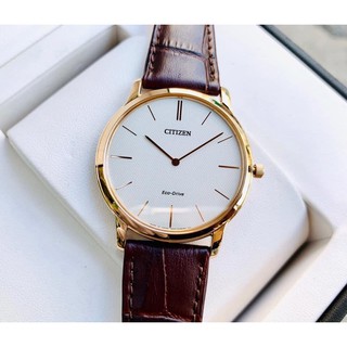 Đồng hồ nam chính hãng Citizen AR1113-12A - Máy Quartz Pin Eco Drive năng lượng ánh sáng - kính Sapphire - siêu mỏng