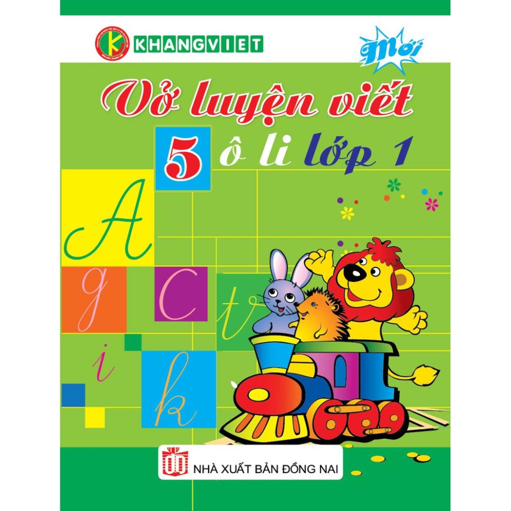 Sách - Vở Luyện Viết 5 Ô Li Lớp 1 Tập 1