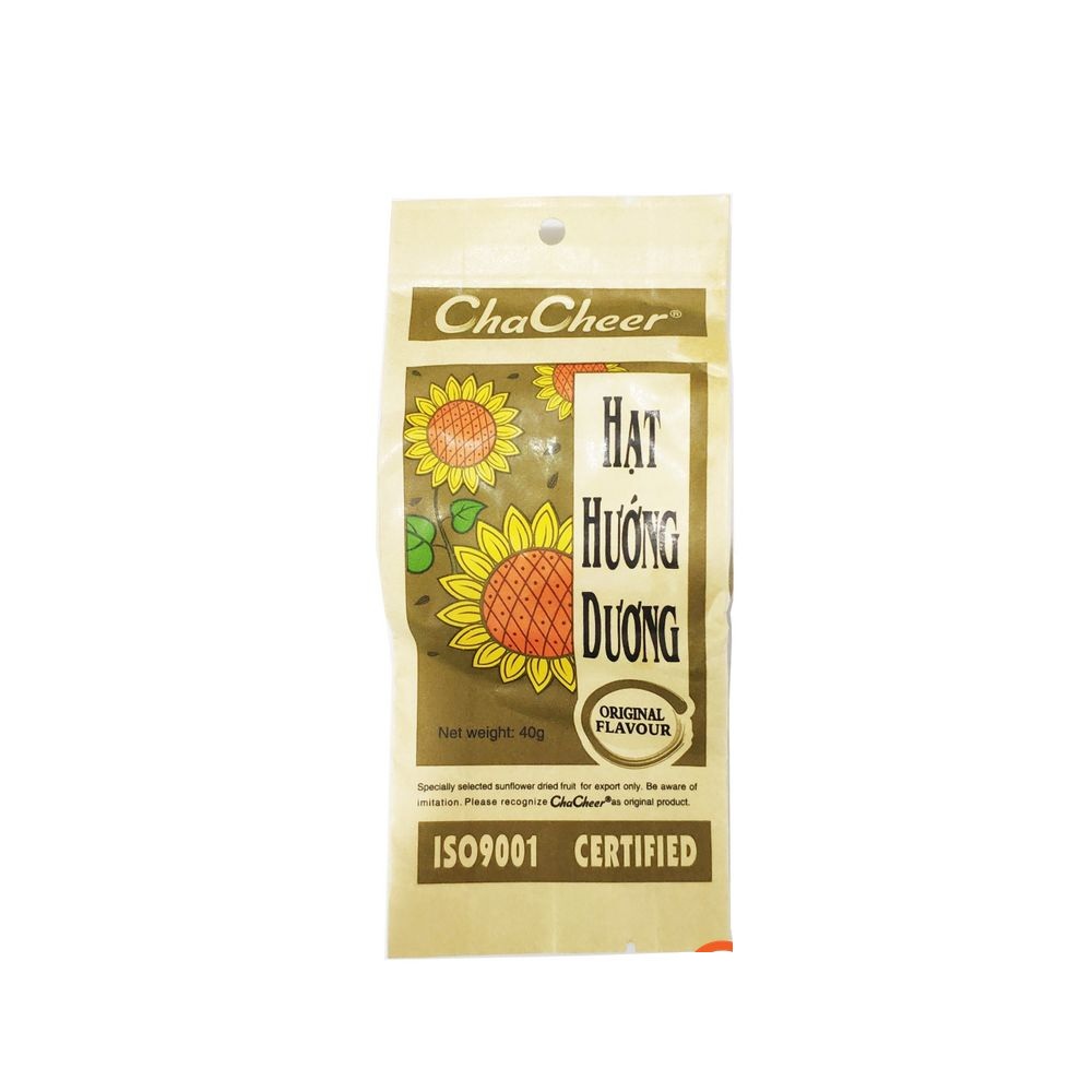 Hướng dương Chacheer Nguyên vị 40g  Hàng nhập khẩu chính hãng