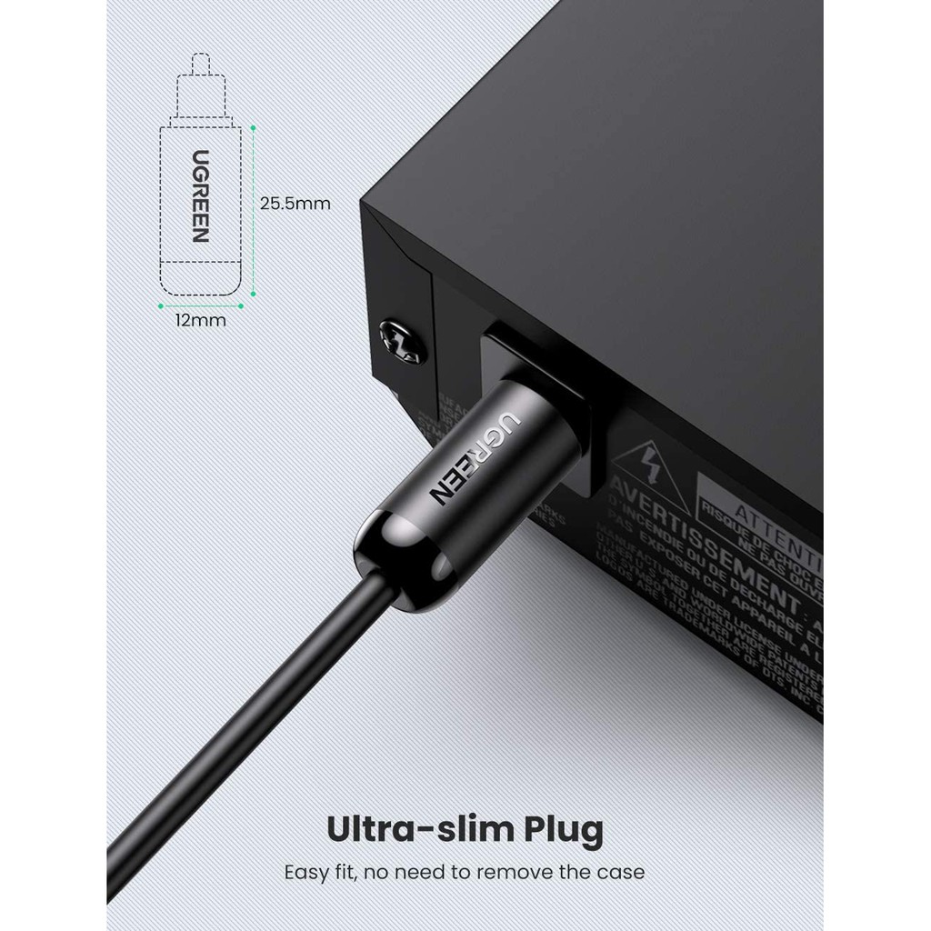 Cáp audio quang Optical dài 1m Ugreen 70890 - Hàng Chính Hãng