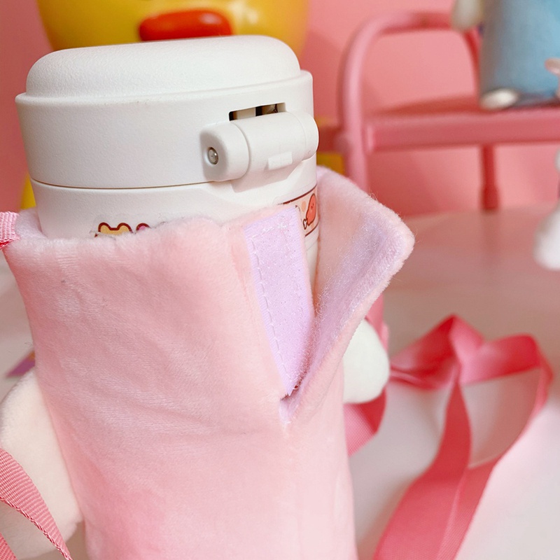 Túi đựng bảo vệ bình nước hình động vật hoạt hình dễ thương tiện dụng