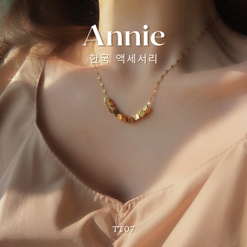 [KHÔNG ĐEN GỈ] Dây chuyền titan dành cho nữ  - Mely TT07