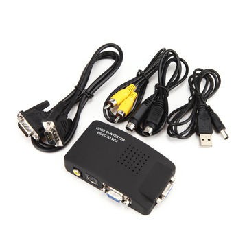 Bộ Chuyển Đổi Av Rca Svideo Sang Vga