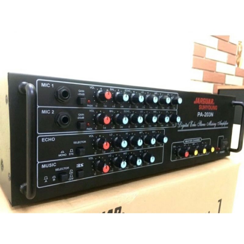 GIÁ SIÊU SỐC Amply JAGUAR 203N chạy 12 sò Toshiba loại 1 Cực kì mạnh mẽ. Thích hợp nghe nhạc hát karaoke gia đình