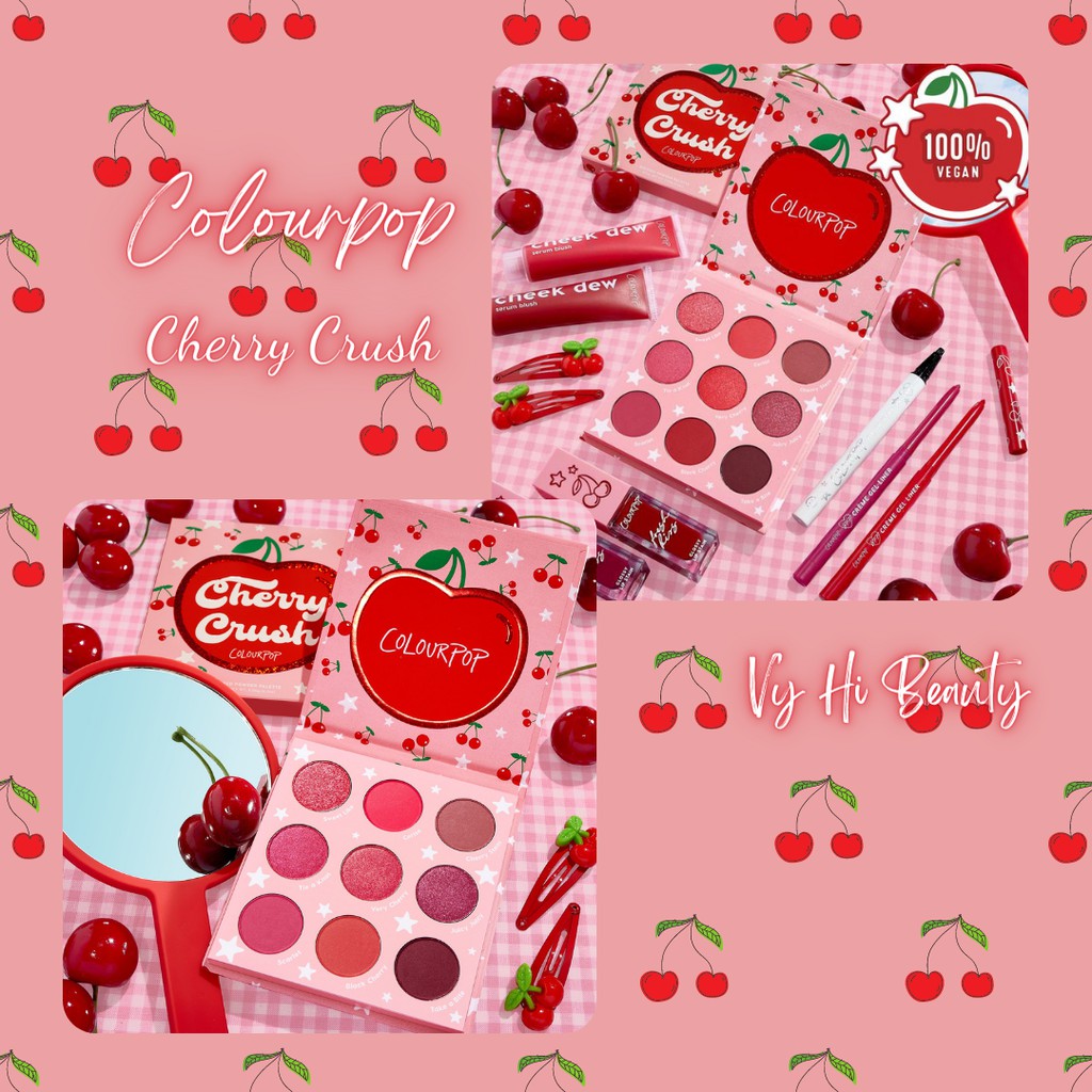 Bảng mắt Colourpop Cherry Crush 9 ô