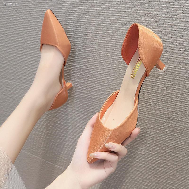 Giày Cao Gót Mũi Nhọn Thời Trang Hè 2020 Dành Cho Nữ