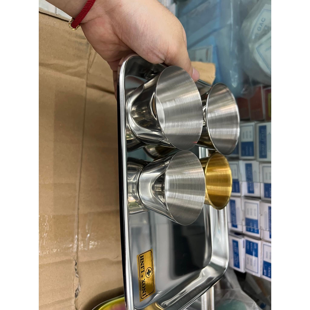 BÁT CỒN VÀNG INOX, TRẮNG INOX