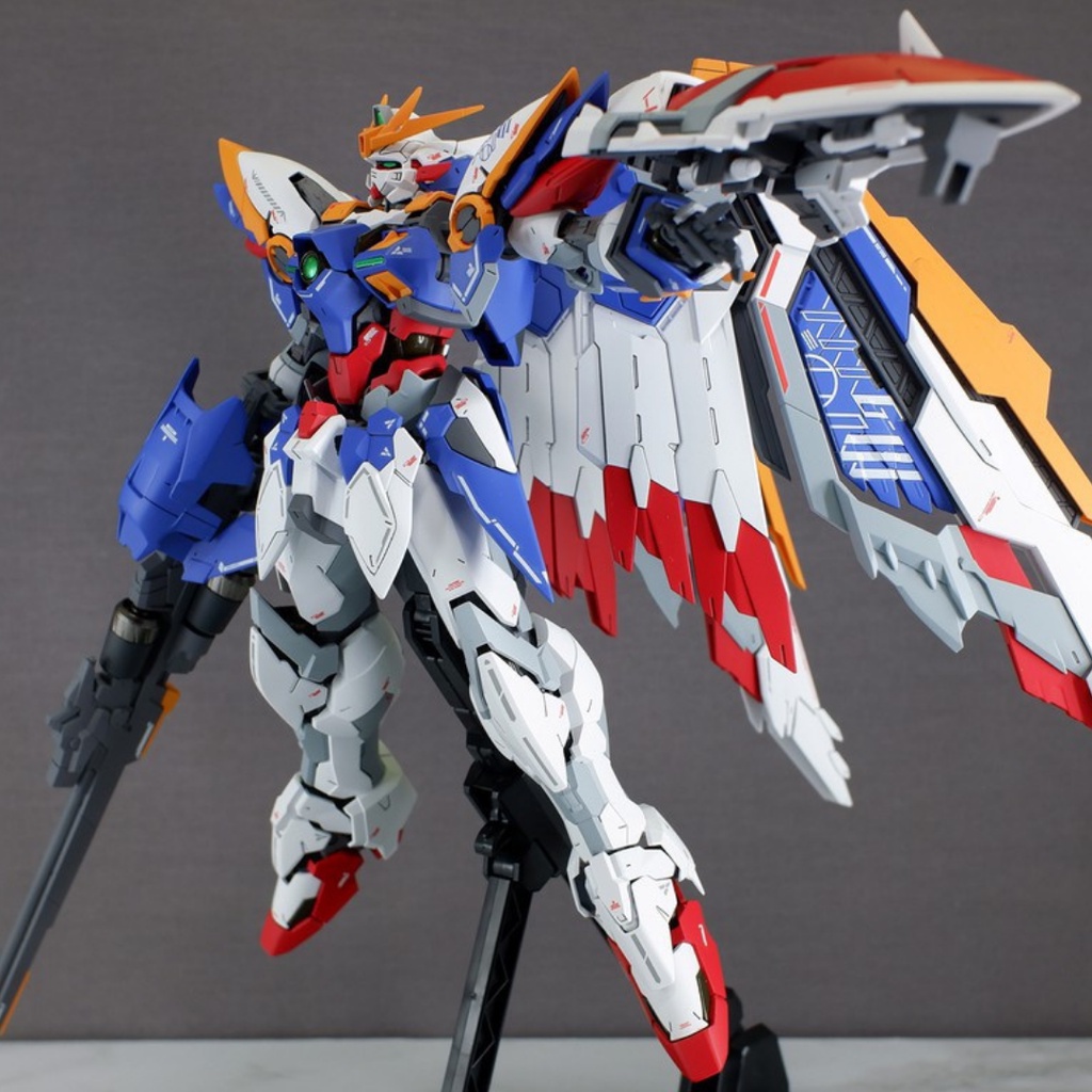 Gundam MG Wing MJH EW HiRM Mô hình nhựa lắp ráp 1/100 (kèm base)